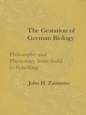 cover image of The Gestation of German Biology